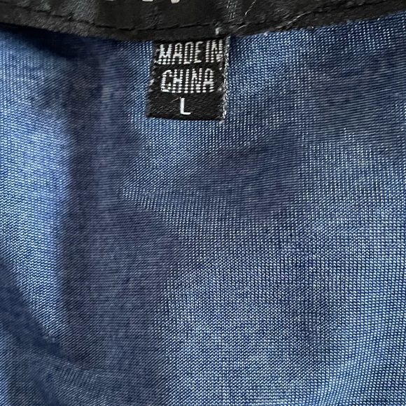 L, Lovely, Blue Dress - Picture 3 of 3